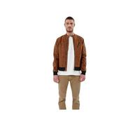 Veste bombers Kaporal marron - Coupe ajustée - Col boutonné XL