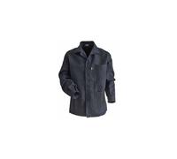 Veste boutonnée - LINTEAU - Gris - Col chevalière - 100% coton - Homme M