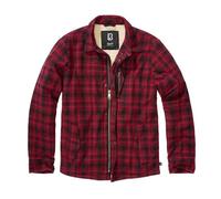 Brandit Classic Sherpa Full Zip Fleece Rouge L Homme