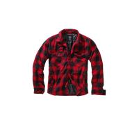 Brandit Lumber Jacket, color: red/black, size: XXL