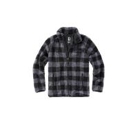Veste Brandit Teddyfleece Noir/GrisL Noir,Gris