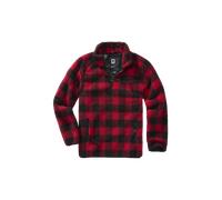 Veste Brandit Teddyfleece Troyer Rouge/NoirXL Rouge,Noir