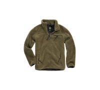 Veste Brandit Teddyfleece Troyer Vert OliveL Vert Olive