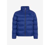 Veste Calvin Klein Jeans Nylon Monogram Puffer bleue - L