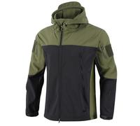 Veste Camouflage Homme Miltec Grande Taille Softshell Veste Travail Hiver Manteau Hiver Blouson Tactique Vêtements de Travail Homme Vert L