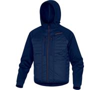 VESTE CAPUCHE BI MATIERE BLEU ORANGE DELTA PLUS - MOOVEMO0 46/48 (S)