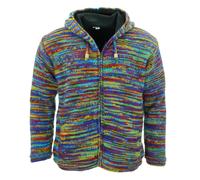 Veste Capuche En Laine Tricotée Main LoudElephant Cardigan Népal