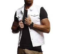 Veste Capuche sans Manches en Jean Homme Jacket,Overdose Automne Hiver Vintage Hoodie Denim Bleu Foncé Délavé Décontractée Slim Vest Top