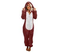 Veste cargo à capuche en peluche avec fermeture éclair pour femme