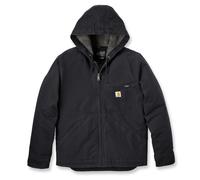 Veste Carhartt en toile de coton lavée doublée noire