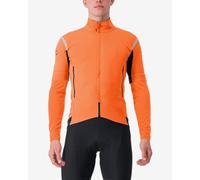 Veste Castelli Perfetto RoS 2 Rosso Corsa GORE-TEX INFINIUM™ manches amovibles orange clair noir - S