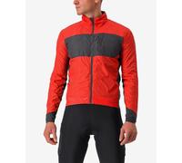 Veste Castelli Puffy Unlimited rouge brillant gris foncé - XS