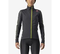 Veste Castelli Transition GORE-TEX INFINIUM™ gris foncé jaune brillant femme - XS