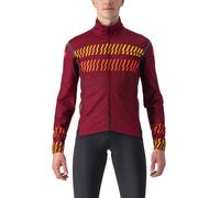 CASTELLI 4522501-421 UNLTD Perfetto RoS Sweatshirt Homme Bordeaux/Goldenrod Taille M