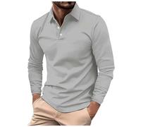 Veste Champignons à Manches Longues Décontracté Quotidien Couleur Unie à Manches Longues avec Revers Vestes en Cuir, gris, 3XL