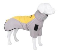 Veste Chaude d'automne Et d'hiver pour Chien, Vêtements D'extérieur Coupe-Vent Imperméables pour Chiens De Taille Moyenne Et Grande, Labrador Golden Retriever, Vêtements De Travail,Jaune,5XL