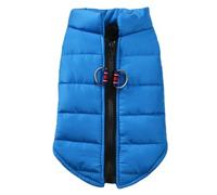 Veste Chaude en Coton pour Chien, Vêtements d'automne Et d'hiver pour Chihuahua, Carlin, Vêtements Doux Et Confortables pour Chiens Et Chats De Petite Et Moyenne Taille,Bleu,2XL