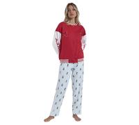 Veste chaude femme Disney Mickey New York Rouge XL
