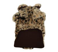 Veste Chaude pour Chien - Veste en Peluche Durable et épisode du Vent pour Temps Froid, Manteau pour Animaux de Compagnie élégant imprimé léopard pour Les activités de Plein air (Type 2)