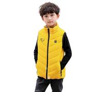 Veste Chauffant Enfants Imprimé,Manteau Doudoune Chauffant Garçons Filles Avec Plusieurs Zones De Chaleur Pour Le Vélo, Camping,Travail En Extérieur Blouson Chauffant Enfants Lavable En Machine