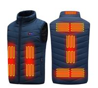 Veste Chauffant Homme Femme, Batterie Gilet Chauffant Électrique Électrique Vêtement de Chauffage Zones