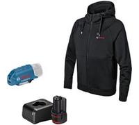 Veste chauffante 12V GHH 12+18V XA T.XL + batterie 2Ah avec adaptateur de charge GAA 12V-21 + chargeur - sous carton - BOSCH - 06188000GE G