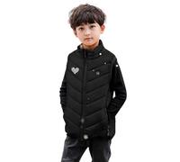 Veste Chauffante Doudoune Enfants Imprimé Avec Plusieurs Zones De Chaleur Pour Le Vélo, Camping, Travail En Extérieur, Gilet Softshell Sans Manches Chauffant Intelligent Pour Hommes Et Femmes