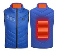 Veste chauffante électrique d'hiver for Enfants, Veste chauffante USB for Enfants, Garçons Filles Manteau Chauffant Intelligent, Gilet Chauffant électrique, Gilet Chauffant électrique