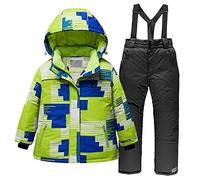 Veste Chauffante Enfant Garçons et Filles USB - 3 Températures Réglables - avec Manches Longues - Ensemble de Vêtements Chauffants avec Zips Vêtement Lavable Doudoune Chasse Enfants Hiver 3-14 ans