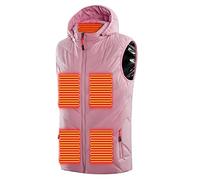 Veste Chauffante Homme Femme Sans Manche Gilet Chauffant Hiver Chaude Sans Batterie Électrique Doudoune avec 11 Zones de Chauffage Grande Taille Vêtement de Chauffe pour Ski Plein Air Randonnée