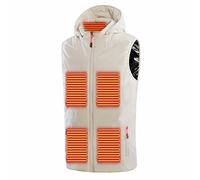 Veste Chauffante Homme Femme Sans Manche Gilet Chauffant Hiver Chaude Sans Batterie Électrique Doudoune avec 11 Zones de Chauffage Grande Taille Vêtement de Chauffe pour Ski Plein Air Randonnée