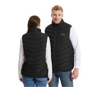 Veste Chauffante Homme Hiver, double contrôle 13 zones trois vitesses contrôle de la température électrique chaud, Manteau Chauffante électrique Vêtements Chauffant USB, sans manches sans capuchon