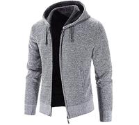 Veste Chauffante Homme Transparent Matelassé Chaud Jetable Long Vent Protection Equipement Capuche Softshells Snowboard Chauffante Bombardier Winter Blouson Homme Cuir Gris XL