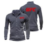 Veste Chauffante Homme Zippé Ultimate Fight, Blouson Homme Printemps Été Beau, Manteau Classique Casual avec Poche, Travail(DarkGray,3XL)
