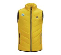 Veste Chauffante sans Manche Enfant-Intelligents ÉLectrique-avec Plusieurs Zones de Chauffage et Zips-Charge USB Lavable en Machine-pour Garçons Filles 4 ans à 14 ans-Léger Chaude