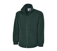 Veste classique en polaire à fermeture éclair - Idéale pour le sport, le travail et les loisirs - Vert - Medium