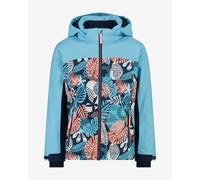 Veste CMP Hood Snaps bleu ciel rose noir enfant - 3