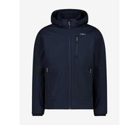 Veste CMP Zip Hood Softshell capuche amovible bleu nuit - M