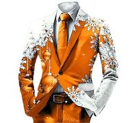 Veste Costume Garçon pour Fête de Noël - Blazer Cintré Uni à Un Bouton Manches Longues pour Tenue de Cérémonie, Mariage, Événement Business