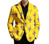 Veste Costume Homme Carnaval Blazer Homme Disco Strass Et Paillettes Bleu De Chine Paillette Rouge Vert Col Mao Tweed Noir Gentleman Violette Fluo Grande Taille Costumes Vestes Sequin Autrichienne