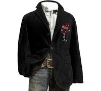 Veste Costume Homme - Veste d'arrivée Classique Homme à cranté pour événements élégants Professionnels Mariages et fêtes