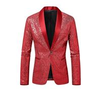 Veste Costume Homme Veste Homme Costume Deguisement Espagnole Blazer Croisé Casual Vert Victorienne Fluo Disco Blazers Redingote Rouge Violet Habillé Serpent Paillettes Argent Decontracte 5XL Sequin
