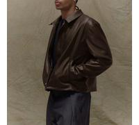 Veste coupe boxy pour hommes, manches longues, courte, patte de boutonnage cachée, printemps & été L,M,S,XL,XXLUnicolorePolyuréthane