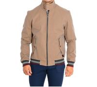 Veste coupe régulière avec col montant et fermeture boutonnée TMO008-PP579 homme-À carreaux marron XXL