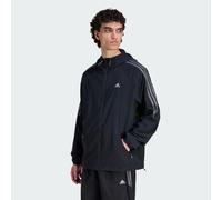 ADIDAS ORIGINALS Veste fonctionnelle 'WINDRUNNER' gris argenté / noir / blanc, Taille S