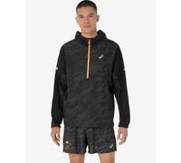 ASICS Veste de running Fujitrail Packable coupe-vent à capuche Hommes Noir Taille S