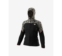 Veste coupe-vent à capuche Dynafit Trail Wind noir blanc femme - S