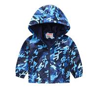 Veste coupe-vent à fermeture éclair pour bébé avec capuche et veste pour barbecue, Marine J., 4-5 ans