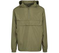 Veste Coupe-Vent - BUILD YOUR BRAND - Basic Pull Over - Olive - Homme - Légère et Confortable S