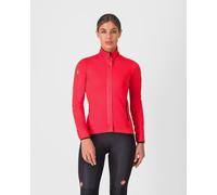 Veste coupe-vent Castelli Alpha 150 Rosso Corsa rouge hibiscus femme - L